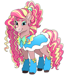 Size: 741x854 | Tagged: safe, artist:byefella, imported from derpibooru, pinkie pie, horse, female, simple background, solo, style emulation, transparent background, wild manes, wild manesified