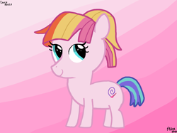 Size: 3663x2740 | Tagged: safe, artist:fedya_1991_i, imported from derpibooru, toola roola, earth pony, pony, beginner artist, cute, female, filly, foal