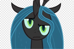 Size: 920x609 | Tagged: safe, artist:fearlescriss, edit, imported from derpibooru, queen chrysalis, changeling, changeling queen, female, looking at you, meme, ponified meme, simple background, solo, white background