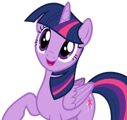 Size: 2612x2460 | Tagged: safe, anonymous artist, derpibooru exclusive, imported from derpibooru, twilight sparkle, alicorn, pony, rarity takes manehattan, .svg available, cute, female, folded wings, horn, mare, multicolored hair, multicolored mane, multicolored tail, open mouth, raised hoof, simple background, solo, tail, transparent background, twilight sparkle (alicorn), vector, wings