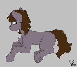 Size: 2578x2250 | Tagged: safe, artist:dsksh, imported from derpibooru, oc, oc only, pony, looking at you, lying down, male, pony oc, simple background, solo, stallion