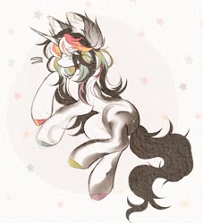 Size: 1406x1546 | Tagged: safe, artist:misty.mooon, imported from derpibooru, oc, oc only, pony, unicorn, ear fluff, eye clipping through hair, eyebrows, female, horn, mare, solo