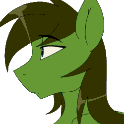 Size: 1700x1700 | Tagged: safe, artist:madragon, derpibooru exclusive, imported from derpibooru, oc, oc only, oc:delta hooves, pegasus, pony, adobe animate, animated, blue eyes, brown mane, gif, green coat, hair over one eye, licking, licking the fourth wall, male, pegasus oc, scared, simple background, sniffing, solo, tongue out, transparent background, wings