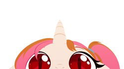 Size: 4000x2249 | Tagged: safe, artist:belka-sempai, imported from derpibooru, oc, oc only, oc:belka, bat pony, unicorn, cute, horn, looking at you, peeking, simple background, transparent background