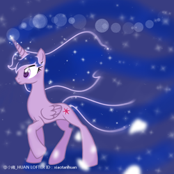 Size: 750x750 | Tagged: safe, artist:xiaotanhuan, imported from derpibooru, twilight sparkle, alicorn, pony, solo