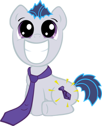 Size: 3200x3955 | Tagged: safe, artist:ryanthebrony, imported from derpibooru, oc, oc:purple tie, earth pony, pony, clothes, colt, foal, male, necktie, simple background, smiling, solo, transparent background