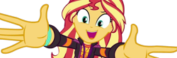 Size: 4474x1488 | Tagged: safe, edit, edited screencap, editor:mrtoonlover83, imported from derpibooru, screencap, sunset shimmer, human, equestria girls, background removed, female, not a vector, solo