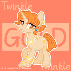 Size: 750x750 | Tagged: safe, artist:xiaotanhuan, imported from derpibooru, oc, oc only, pony, unicorn, horn