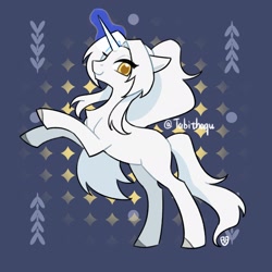 Size: 2048x2048 | Tagged: safe, artist:tabithaqu, imported from derpibooru, oc, oc only, pony, unicorn, horn, solo, unicorn oc