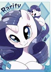 Size: 1204x1712 | Tagged: safe, artist:yukandasama, imported from derpibooru, rarity, pony, unicorn, chibi, cute, female, horn, mare, raribetes