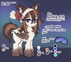 Size: 1500x1300 | Tagged: safe, artist:cuiicie, imported from derpibooru, oc, oc only, oc:powder, bat pony, female, hat, reference sheet, toque