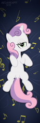 Size: 5906x17717 | Tagged: safe, artist:metalhead97, sweetie belle, pony, bed, female, filly, looking at you, lying down