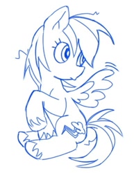 Size: 540x698 | Tagged: safe, artist:dashwooo, imported from derpibooru, rainbow dash, pegasus, pony, solo