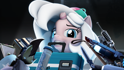 Size: 3840x2160 | Tagged: safe, artist:34lex, imported from derpibooru, oc, oc:alya, frog, pony, unicorn, 2fort, 3d, briefcase, broken horn, commission, demoman, engineer, enhanced ponies, female, food, horn, medic, pootis, poster, pyro, sandwich, scout, smiling, smirk, sniper, soldier, source filmmaker, spy, team fortress 2