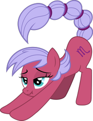 Size: 6000x7832 | Tagged: safe, artist:firlin123, imported from derpibooru, pony, absurd resolution, face down ass up, female, iwtcird, mare, meme, ponyscopes, scorpio, scorpio (g4), simple background, solo, suggestive description, transparent background, vector