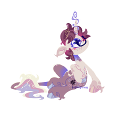 Size: 2300x2136 | Tagged: safe, artist:bishopony, imported from derpibooru, oc, oc only, oc:doodlebug, classical unicorn, pony, unicorn, blush scribble, blushing, cloven hooves, coat markings, colored pupils, freckles, glasses, glowing, glowing horn, halftone effect, high res, horn, leonine tail, looking up, ponysona, simple background, sitting, solo, starry eyes, transparent background, unshorn fetlocks, wingding eyes