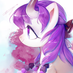 Size: 2449x2449 | Tagged: safe, artist:ciciya, imported from derpibooru, oc, oc only, pony, female, horns, mare, solo