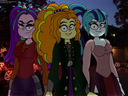 Size: 2560x1920 | Tagged: safe, artist:rdj1995, imported from derpibooru, adagio dazzle, aria blaze, sonata dusk, equestria girls, clothes, costume, halloween, halloween costume, holiday, sanderson sisters, the dazzlings, the sanderson sisters