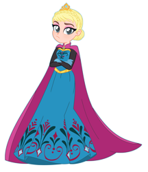 Size: 3424x3960 | Tagged: safe, artist:yaya54320, imported from derpibooru, human, equestria girls, crossover, disney, elsa, equestria girls-ified, female, frozen (movie), simple background, solo, transparent background