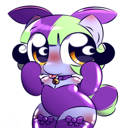 Size: 3000x3000 | Tagged: safe, artist:cushyhoof, imported from derpibooru, oc, oc only, oc:cascade throw, earth pony, pony, semi-anthro, :p, adorasexy, bell, bell collar, blushing, bunny ears, bunny suit, cat bell, clothes, collar, cute, earth pony oc, female, high res, latex, mare, ocbetes, sexy, simple background, socks, stockings, thigh highs, tongue out, white background, wide hips, wingding eyes