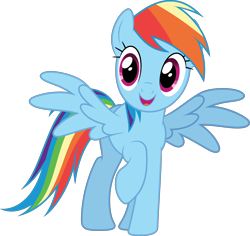 Size: 3180x3000 | Tagged: safe, artist:dashiesparkle, imported from derpibooru, rainbow dash, pegasus, pony, may the best pet win, .svg available, female, high res, mare, simple background, solo, spread wings, transparent background, vector, wings