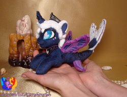 Size: 1666x1280 | Tagged: safe, artist:1stastrastudio, imported from derpibooru, princess luna, seapony (g4), irl, photo, plushie, seaponified, solo, species swap