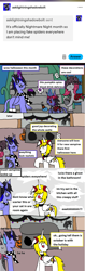 Size: 1061x3347 | Tagged: safe, artist:ask-luciavampire, imported from derpibooru, oc, alicorn, pony, undead, vampire, vampony, ask, halloween, holiday, tumblr