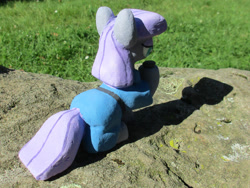 Size: 2449x1837 | Tagged: safe, alternate version, artist:malte279, imported from derpibooru, part of a set, maud pie, earth pony, pony, boulder (g4), concrete, craft, female, mare, outdoors, sculpture, solo, ytong