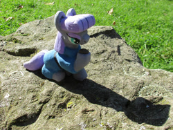 Size: 2410x1808 | Tagged: safe, alternate version, artist:malte279, imported from derpibooru, part of a set, maud pie, earth pony, pony, boulder (g4), concrete, craft, female, mare, outdoors, sculpture, solo, ytong