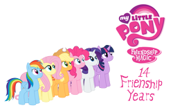 Size: 2494x1586 | Tagged: safe, artist:matiadiplinlps, imported from derpibooru, applejack, fluttershy, pinkie pie, rainbow dash, rarity, twilight sparkle, mane six, mlp fim's fourteenth anniversary, simple background, transparent background