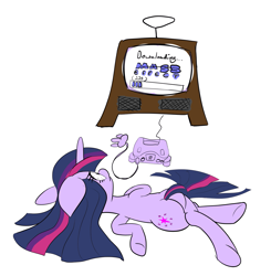 Size: 1261x1288 | Tagged: safe, artist:calmbreezes, imported from derpibooru, twilight sparkle, pony, nintendo 64, solo, video game console