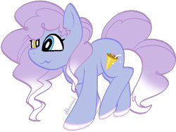 Size: 839x626 | Tagged: safe, artist:kharmacal, imported from derpibooru, oc, oc only, oc:glitter confetti, earth pony, colored lineart, heterochromia, simple background, transparent background, two toned mane