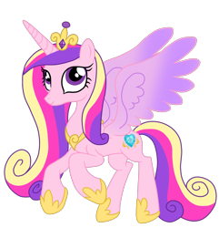 Size: 1900x1974 | Tagged: safe, artist:gmaplay, imported from derpibooru, princess cadance, alicorn, pony, season 4, flying, solo