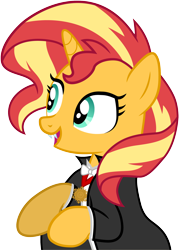 Size: 1478x2068 | Tagged: safe, artist:ahsokafan100, imported from derpibooru, sunset shimmer, pony, unicorn, bela lugosi, bowtie, cape, clothes, costume, dracula, fake fangs, fangs, halloween, halloween costume, holiday, horn, jewelry, medallion, mlp fim's fourteenth anniversary, necklace, nightmare night, nightmare night costume, open mouth, open smile, raised hoof, raised hooves, simple background, smiling, solo, transparent background, tuxedo, universal monsters, vampire costume, vector