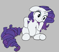 Size: 988x871 | Tagged: safe, artist:calmbreezes, imported from derpibooru, rarity, pony, unicorn, belly, horn, sitting, solo