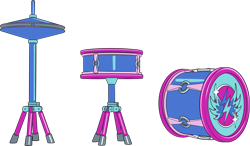 Size: 6517x3797 | Tagged: safe, imported from derpibooru, .ai available, bridlewoodstock, bridlewoodstock (make your mark), drums, g5, g5 brand assets, musical instrument, my little pony: make your mark, my little pony: make your mark chapter 4, no pony, official, simple background, transparent background, vector