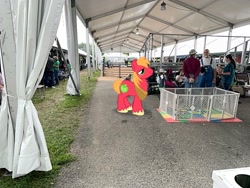 Size: 2016x1512 | Tagged: safe, imported from derpibooru, big macintosh, pony, dutchess county fair, eeyup, irl, new york, photo, ponies in real life, rhinebeck