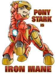 Size: 2121x2828 | Tagged: safe, artist:amelie-ami-chan, imported from derpibooru, earth pony, pony, 2013, armor, beard, facial hair, iron man, male, marvel, marvel comics, moustache, ponified, raised hoof, solo, stallion, tony stark