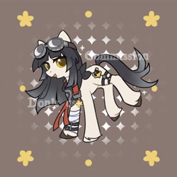 Size: 2048x2048 | Tagged: safe, artist:tabithaqu, imported from derpibooru, oc, earth pony, pony, female, goggles, mare, solo