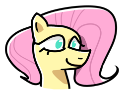 Size: 1242x951 | Tagged: safe, artist:endorsed_dr, imported from derpibooru, fluttershy, pony, simple background, solo, white background