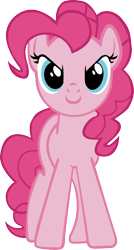 Size: 570x1060 | Tagged: safe, artist:starboltpony, imported from derpibooru, pinkie pie, earth pony, pony, female, looking at you, mare, png, simple background, solo, transparent background, vector