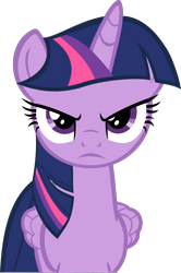 Size: 3985x6012 | Tagged: safe, artist:retroponybro, imported from derpibooru, twilight sparkle, alicorn, angry, base used, inkscape, looking at you, simple background, transparent background, twilight sparkle (alicorn), vector