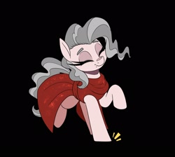 Size: 2048x1833 | Tagged: safe, alternate version, artist:lockheart, imported from derpibooru, oc, oc only, earth pony, pony, alternate character, black background, dancing, eyebrows, eyebrows visible through hair, eyes closed, female, mare, mare fair, red dress, simple background, solo, standing on two hooves, tongue out