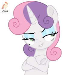 Size: 3521x3521 | Tagged: safe, artist:r4hucksake, imported from derpibooru, sweetie belle, pony, eyeshadow, makeup, older, simple background, solo, transparent background