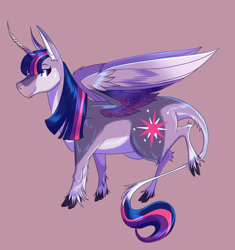 Size: 1200x1276 | Tagged: safe, artist:liokkamillie, imported from derpibooru, twilight sparkle, alicorn, cutie mark, female, headcanon, mare, realistic horse legs, realistic wings, solo, twilight sparkle (alicorn), unshorn fetlocks, wings