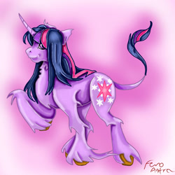 Size: 894x894 | Tagged: safe, artist:gabbygums21, imported from derpibooru, twilight sparkle, pony, unicorn, horn, solo