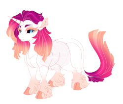 Size: 4600x3900 | Tagged: safe, artist:gigason, imported from derpibooru, oc, oc:harsh light, pony, unicorn, black sclera, female, horn, magical lesbian spawn, mare, offspring, parent:daybreaker, parent:tempest shadow, simple background, solo, transparent background