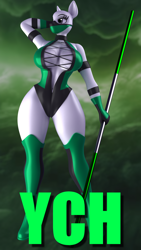 Size: 1080x1920 | Tagged: safe, artist:argos90, imported from derpibooru, anthro, 3d, breasts, clothes, commission, costume, mortal kombat, your character here