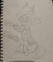 Size: 3072x3634 | Tagged: safe, artist:unlucky69, imported from derpibooru, oc, oc:unlucky, hybrid, mule, clothes, colt, costume, cute, foal, halloween, halloween costume, holiday, male, male oc, mlp fim's fourteenth anniversary, nightmare night costume, sketch