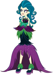 Size: 609x857 | Tagged: safe, edit, edited screencap, editor:pascalmulokozi2, imported from derpibooru, screencap, juniper montage, human, equestria girls, background removed, boots, clothes, crossed arms, diva, dress, equestria girls specials, evil grin, female, grin, high heel boots, high heels, juniper monstar, lipstick, my little pony equestria girls: mirror magic, outfit, shoes, show accurate, simple background, smiling, solo, strapless, strapless dress, transparent background